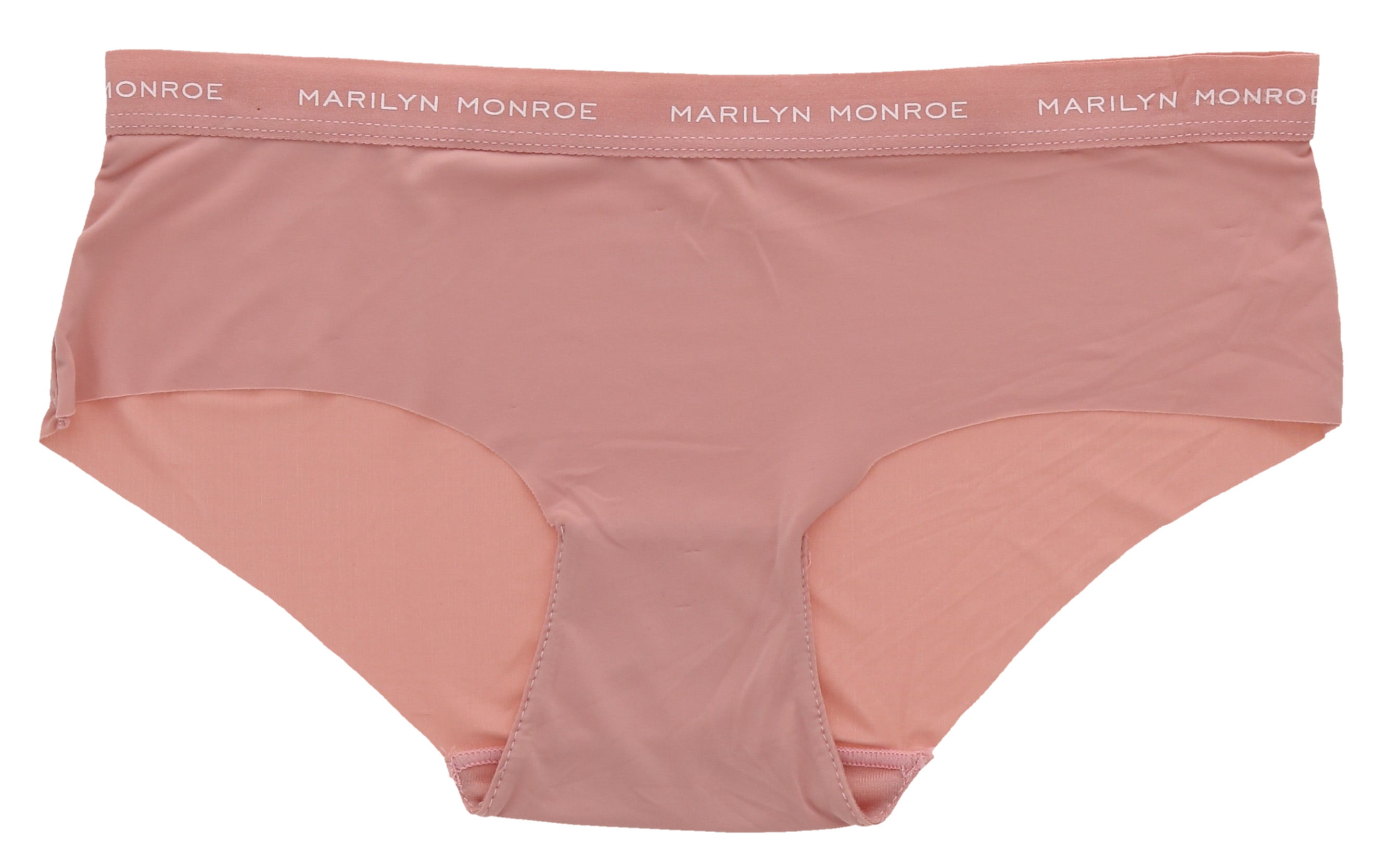 Marilyn Monroe Women's Seamless Sports Band Hipster Panties 5 Pack - Pink  Florals - Large 