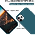 thumbnail image 5 of iPhone 11 Pro Case, iPhone 11 Pro Phone Case Liquid Silicone Gel Rubber Slim Phone Case Soft Anti-Scratch Durable Microfiber Lining Full Body Shockproof Protective Cover, Teal Blue, 5 of 15