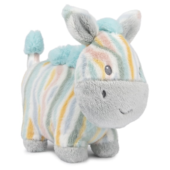Baby GUND Safari Friends Collection Plush Zebra with Chime, Sensory Toy Stuffed Animal for Babies and Newborns, Multicolored, 7"