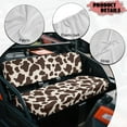 thumbnail image 6 of Uorisanigo UTV Seat Cover, Brown Cow Print Mule Seat Cover Protector Suitable for Kawasaki Mule 4010 4x4 FE 2025 2023 2022 2021, Windproof All Weather Bench Seats Covers UTV Accessories, 6 of 7