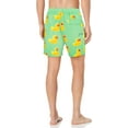 thumbnail image 4 of NEFF Men's Daily Green Ducky Hot Tub Board Shorts for Swimming, 4 of 6