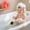 Beige#10338, variant on Bath Water Thermometer with LED Display, Floating Waterproof Sensor, Food-Grade Material, High-Precision Temperature Monitor for Tub and Pool, 0-50°C Range