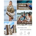 thumbnail image 5 of Brown Beige Blue Farmhouse Beach Towels Oversized Super Absorbent, Black Dog Paw Vintage Wooden Lightweight Bath Towel Quick Dry Sets For Bathroom/Pool/Rv Camping/Beach Play/Gym Room/Picnic 30"x60", 5 of 8