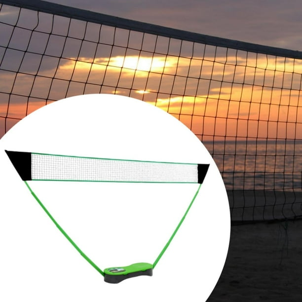 Filet De Badminton Extérieur – 6,1m X 76cm – Mailles Solides – Portable Et Léger – Pour Badminton, Volley, Tennis – Cordon De Serrage Nylon