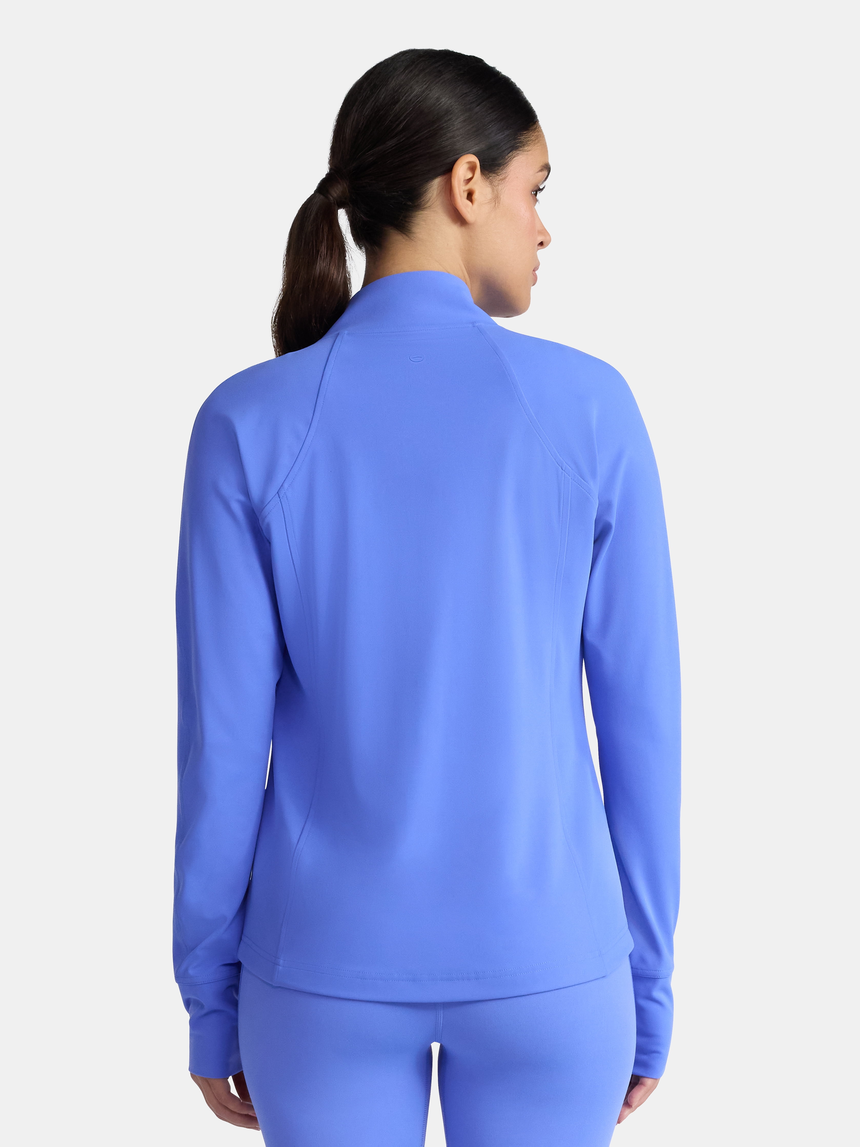 Avia Women's and Women's Plus SoftSculpt Zip Up Active Jacket, Sizes XS-4X