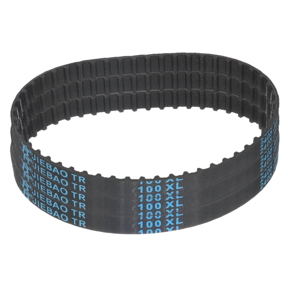 3 Packs 100XL 037 Timing Belt 50 Teeth Rubber Geared Cogged Belt, 0.37" Width, 0.20" Pitch