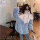 thumbnail image 3 of Abrigos de felpa para mujer, chaquetas vintage informales de manga larga con cuello alto holgado, ropa de invierno mullida de gran tamaño, abrigos de moda para mujer, 3 of 4