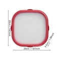 thumbnail image 3 of Double-Sided Silicone Sandwich Box for Lunch and Fruit Storage, Microwavable Reusable Food Container with Fresh-Keeping Design, Portable Bento Box for Travel White, 3 of 5