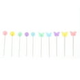 thumbnail image 3 of 200Pcs Flower Button Head Pins Cute Flower Butterflies Colorful DIY Decorative Positioning Pin for Sewing Scrapbooking, 3 of 14