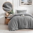 thumbnail image 3 of Regency Heights Comforter Sets Twin/Twin XL, 2 Piece Soft Bedding Sets, Light Grey Comforter Bed Set with Pillow Shams, 3 of 9