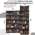 thumbnail image 5 of Black Halloween Skull Book Pattern Toddler Nap Mats for Kids Preschool,60"x20" Sleeping Mat Bag or Kids,Toddler Sleeping Bag,Toddler Nap Mat or Daycare, 5 of 6
