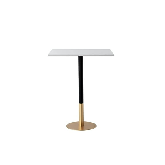 Elegant Decor Ronan 31.5 Inch Pub Table In White