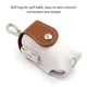 thumbnail image 3 of Sonducket Mini bolsa de golf PU cuero bola Tees soporte bolsa entrenamiento práctica cintura cinturón hebilla organización transporte Golf Cafe Blanco Sonducket OD023266-02, 3 of 6