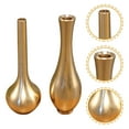 thumbnail image 3 of Set of 3 Pure Copper Vase Cylinder Decorative Gold Vases Golden, 3 of 8