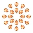 thumbnail image 1 of Unique Bargains 20Pack Teardrop Sew on Rhinestone - 18x13mm Glass Teardrop Crystal Rhinestones in Gold Prong Setting (Champagne), 1 of 7