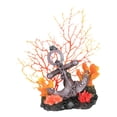 thumbnail image 3 of Estatua de adorno de arrecife de coral, colorido paisaje de acuario, decoración del hogar, decoración de acuario multiusos, 3 of 9