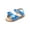 AA302-Blue, variant on Girls Sandals Toddler Summer Dress Shoes Gladiator Beach Flat Sandals(AA306 White/10M)