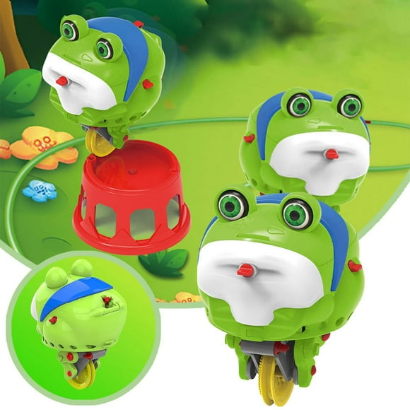 Voiture Grenouille Monocycle Auto-Équilibrée pour Enfants, Jouet Culbuto en Fil d'Acier, Voiture d'Entraînement à Intégration Sensorielle Unique, Voiture de Sport en Forme de Grenouille
