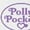 WHITE, variant on Polly Pocket - Front Logo And Back Case Grid - Junior's - Women's Cropped T-shirt