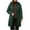 Army Green, variant on Plus Size Women's Winter Coats Fleece Puffer Long Down Jackets Black Quilted Waterproof Parka Hooded Coats for Women