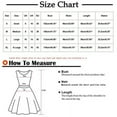 thumbnail image 6 of Sinhoon Summer Dresses for Women , Women Casual Crewneck Straps Short Sleeve Striped Printing Loose Dress, 6 of 7