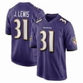 thumbnail image 1 of Maillot de Football Adulte Violet Baltimore Ravens 31 Jamal Lewis -L, 1 of 2