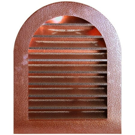 

Hammered Copper Tombstone Louvered Gable Wall Vent Vent Size: 14 W x 18 H Mount Type: Flush