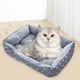 thumbnail image 4 of Camas para perros Ropa de cama suave para mascotas Cama cálida para dormir en invierno Casa nido para mascotas pequeñas y medianas Estrella gris L, 4 of 8