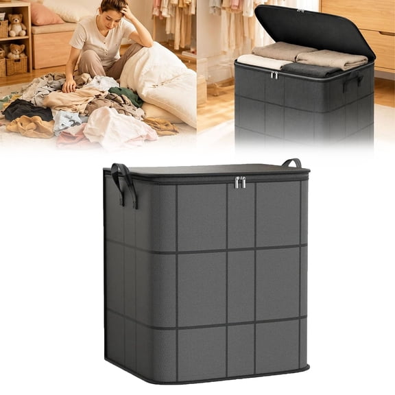Moving Bags Heavy Duty Extra Large, Spacious Moving Storage Bin with Handles, Extra Large Moving Bags with Zipper for Comforters, Quilts, Bedding