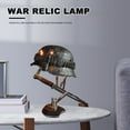 thumbnail image 4 of Kuymtek War Relic Lamp Cascos Lámpara de mesa Estatua Resina Lámpara de escritorio Souvenir (Combate), 4 of 9