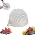 thumbnail image 2 of Fruit And Vegetable Cutter Bowl, Veggie Chopper, Salad Chopper Bowl, Slicing Salads And Fruits, Make Fresh Salad Easily, 2 of 5