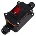 thumbnail image 3 of Interruptor Tipo Impermeable y A Prueba de Lluvia para Exteriores IP65, Fuente de Alimentación de 220 V, Interruptor Intermedio, Conector Eléctrico Alto, 3 of 8