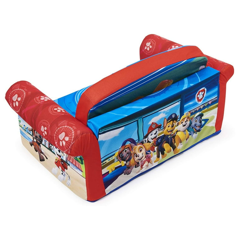 Marshmallow Furniture 2 in 1 Flip Open Foam Sofa for Kids Paw Patrol