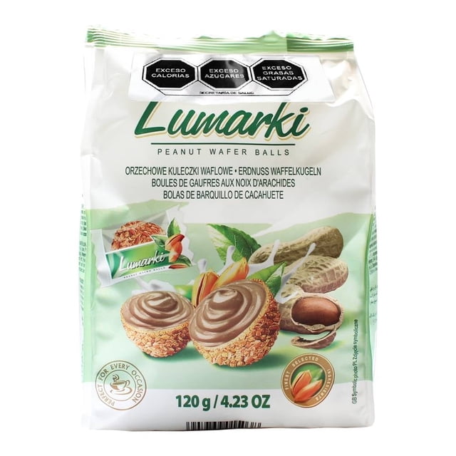 Bolas de barquillo Lumarki Cacahuate 120 gr
