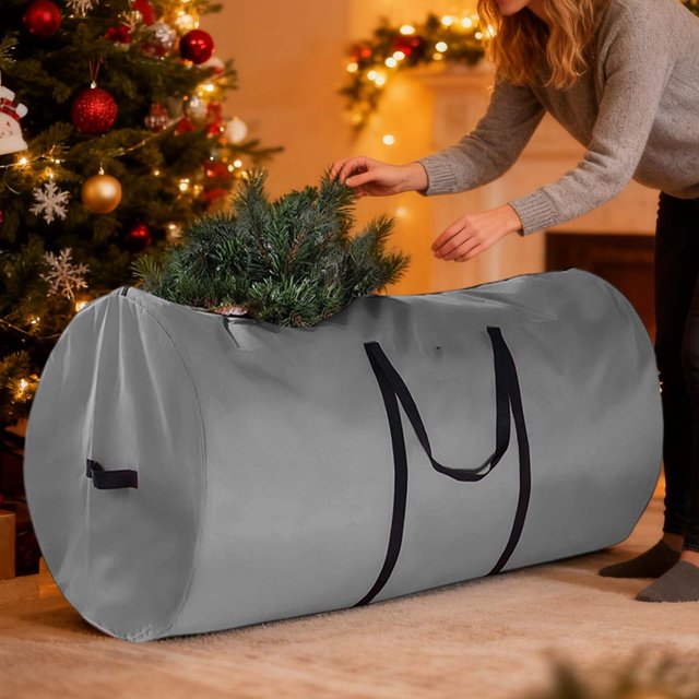 BKER Heavy Duty Storage With Reinforced Handles For Holiday Spruce And Organization