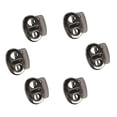 thumbnail image 7 of (Pack of 6) Gray Metal two holes Cord Locks Clamp Slider for , Elastic Cord, Accessory Cordage, Drawstrings, Sewing, 7 of 7