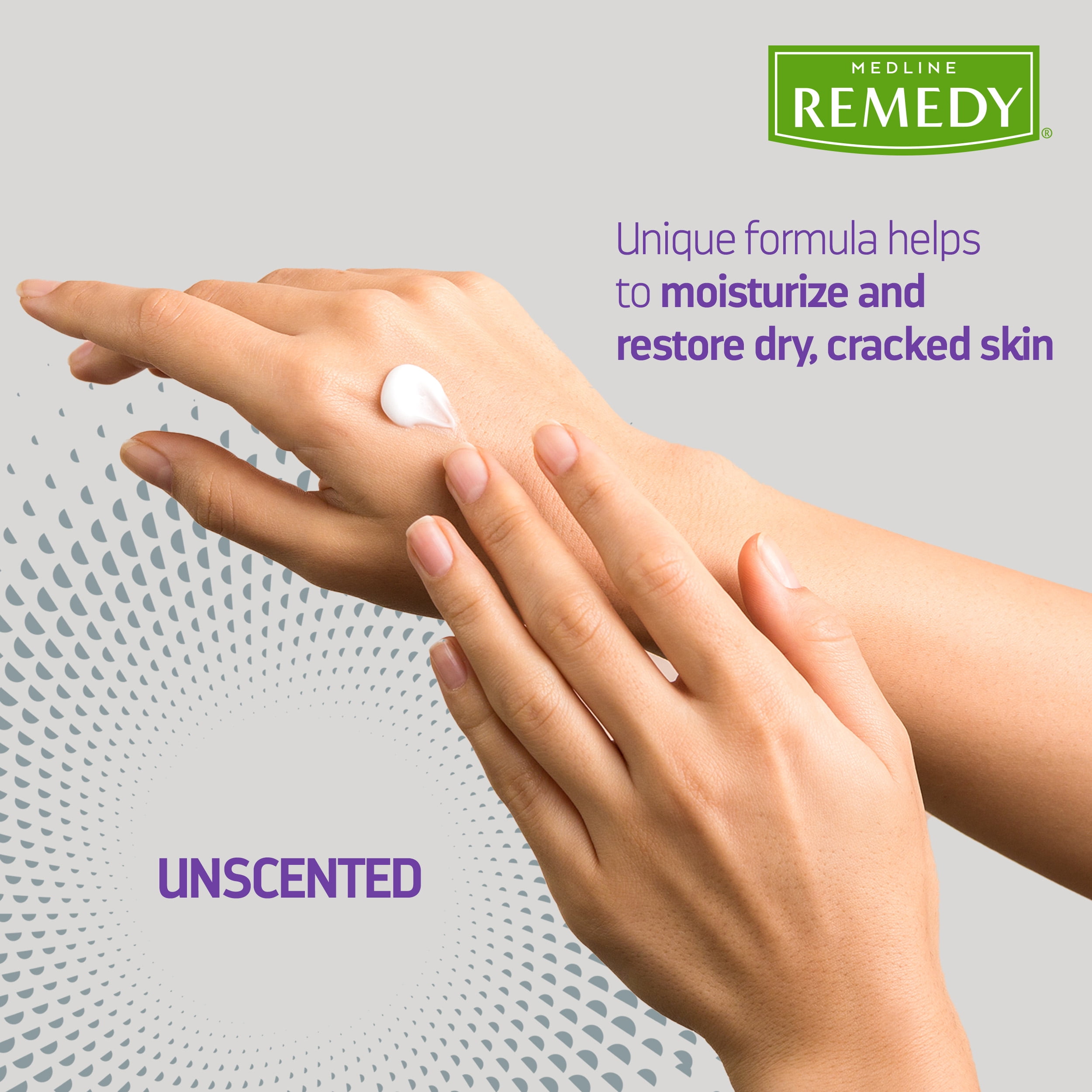 Medline Remedy Specialized Moisturizing Skin Cream, For Dry Skin, Unscented, 32 oz.