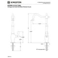 thumbnail image 2 of Kingston KS1190AL Heritage Single-Handle Cold Water Filtration Faucet, Matte Black, 2 of 4