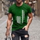 thumbnail image 2 of Camisas de Manga Larga para Hombres Blusa de Cuello Redondo de Impresión Cómoda, Camisa Casual de Poliéster para Uso Diario, de Fiesta Y de Primavera de Verano, 2 of 4