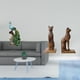 thumbnail image 2 of Elegante Colección De Estatuas De Pavo Real Y Gato Egipcio Para Dormitorio, Oficina, Sala De Estar, Estantería, Decoración Del Hogar, Adorno De Mesa, Sujetalibros, Regalo., 2 of 8