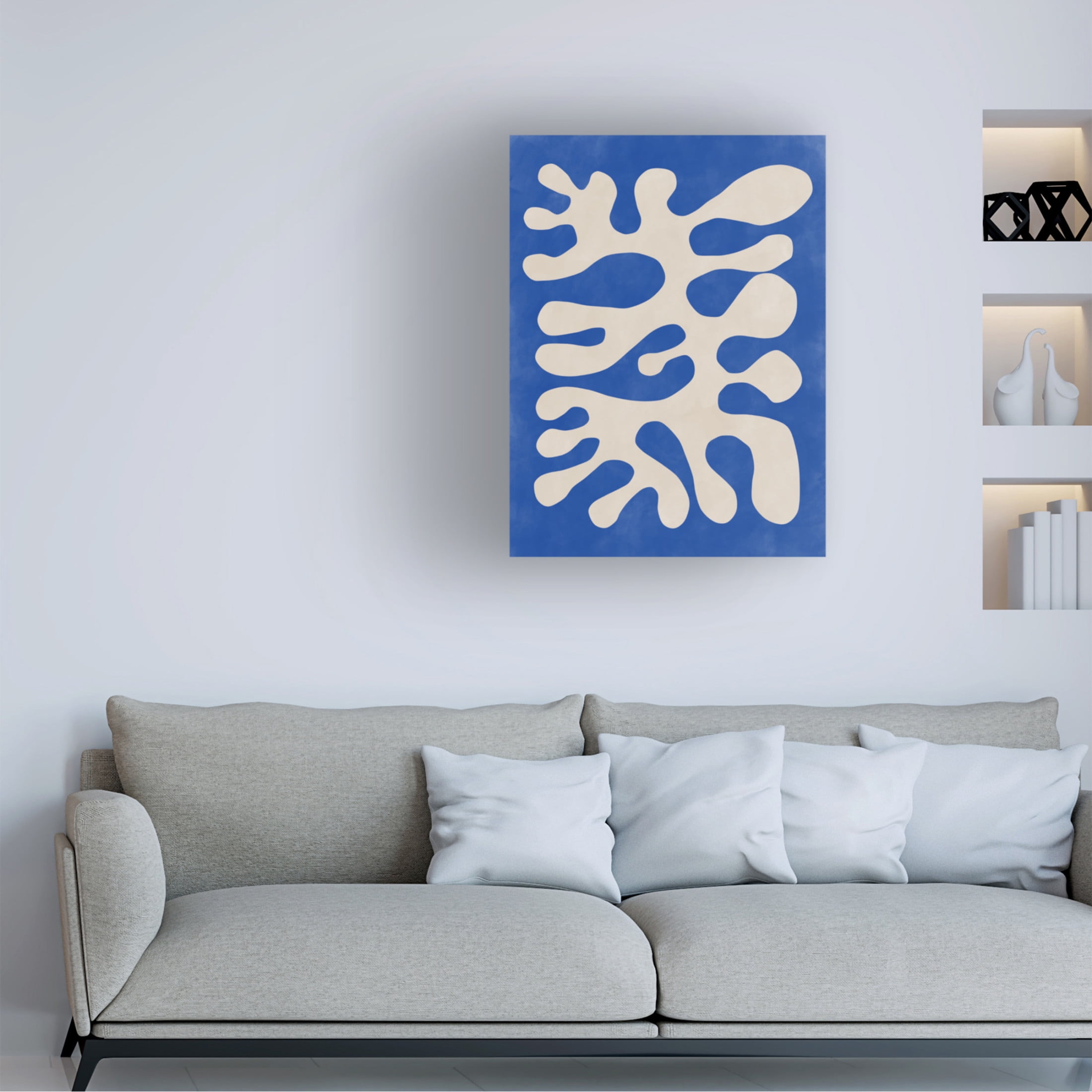 Trademark Fine Art Elena Ristova  Indigo16 Canvas Wall Art
