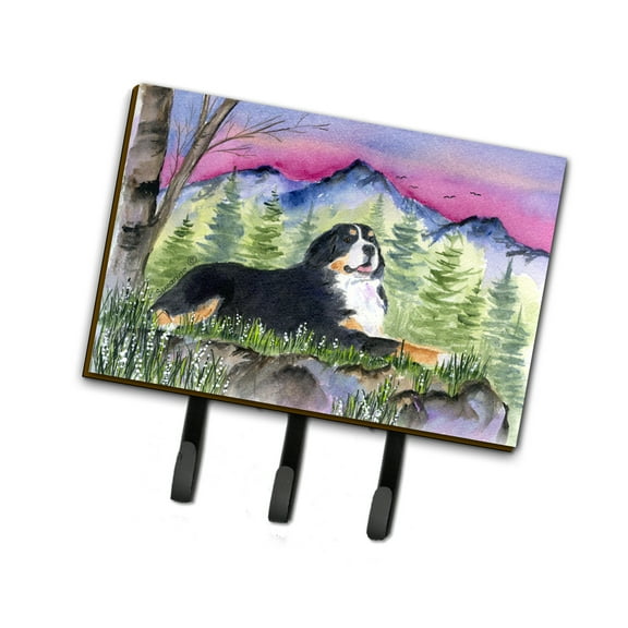 Carolines Treasures SS8332TH68 Bernese Mountain Dog Leash Holder or Key Hook, Large, Multicolor