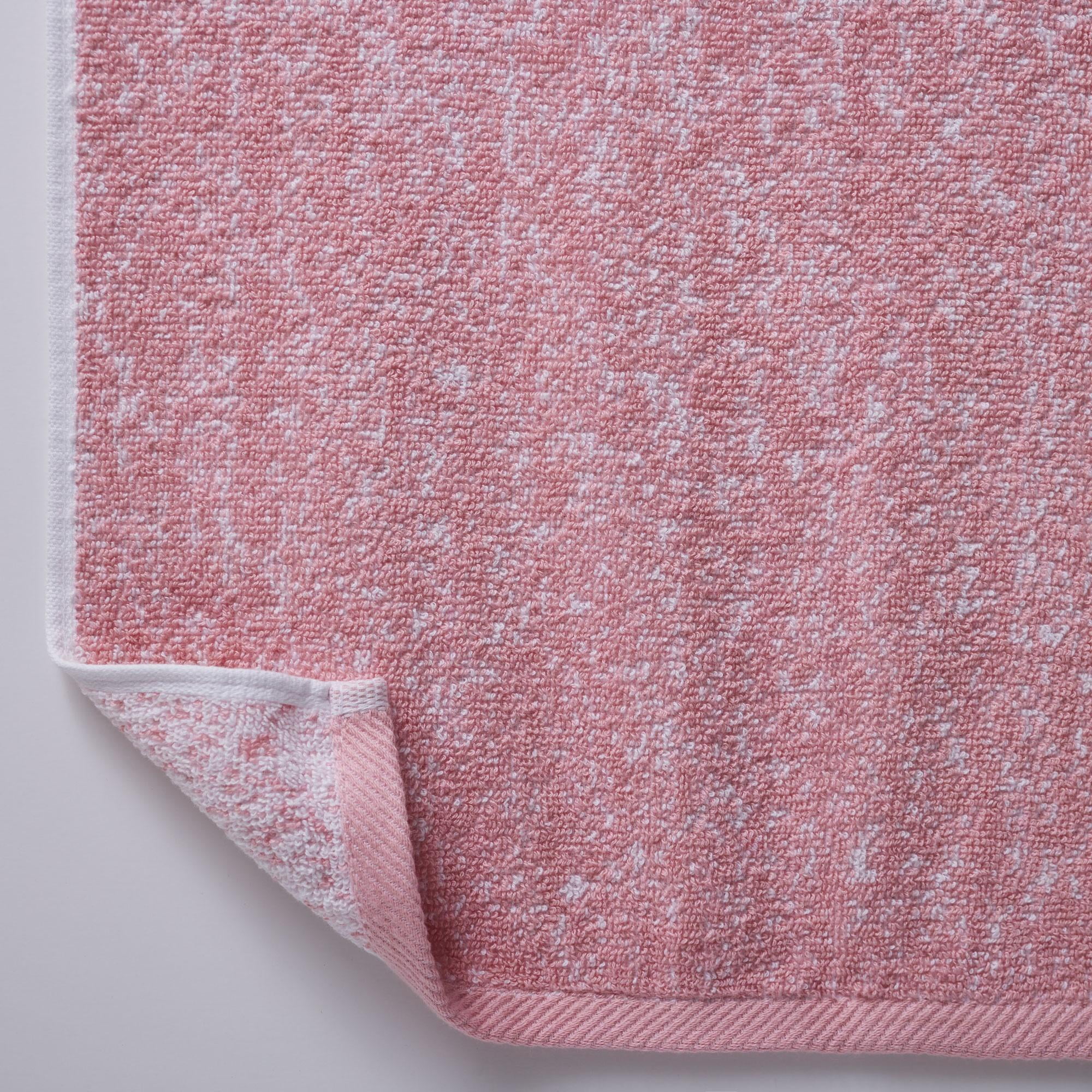 London 6-Piece 100% Cotton Bath Towel Set in Rose