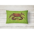 thumbnail image 2 of Carolines Treasures 8127PW1216 Crab Canvas Fabric Decorative Pillow, 12H x16W, multicolor, 2 of 3