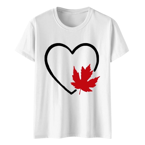 Camisas de Manga Corta para las Mujeres Impresión de Manga Corta Cuello Redondo, Camisa Casual de Poliéster para las Mujeres, Lavado de Manos