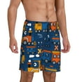 thumbnail image 2 of Fotbe Funny Steam Train Pajama Shorts for Men, Men's Pajama Bottoms, Sleepwear,Short Pajama Pants-XX-Large, 2 of 9