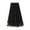 Black, variant on MIXUE Skirts For Women Summer Mesh Solid Color Floral Embroidery A Line High Waist Maxi Skirt Streetwear,Black,One Size
