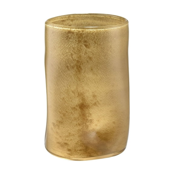 Elk Home Alina Mid Century Modern Vase in Mustard Finish