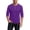 Purple -CZ26, variant on Nestiefly 3/4 Sleeve Shirt for Men Fit Henley T-Shirt Pullover Lightweight Gym Workout Baseball Shirts Button Up Tops Black L