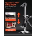 thumbnail image 2 of VEVOR Labor Saving Arm Jack, 2 PCS 330 lbs Bearing Capacity, Lifting up to 7.1", Metal Hand Lifting Jack Tool with Magnetic Level, Adjustable Height, for Door, Window, Furniture, Woodworking, Black, 2 of 9